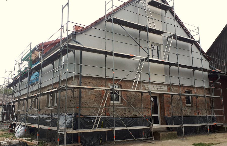Baugeschäft Keller Sohland am Rotstein -Erneuerung Fassade