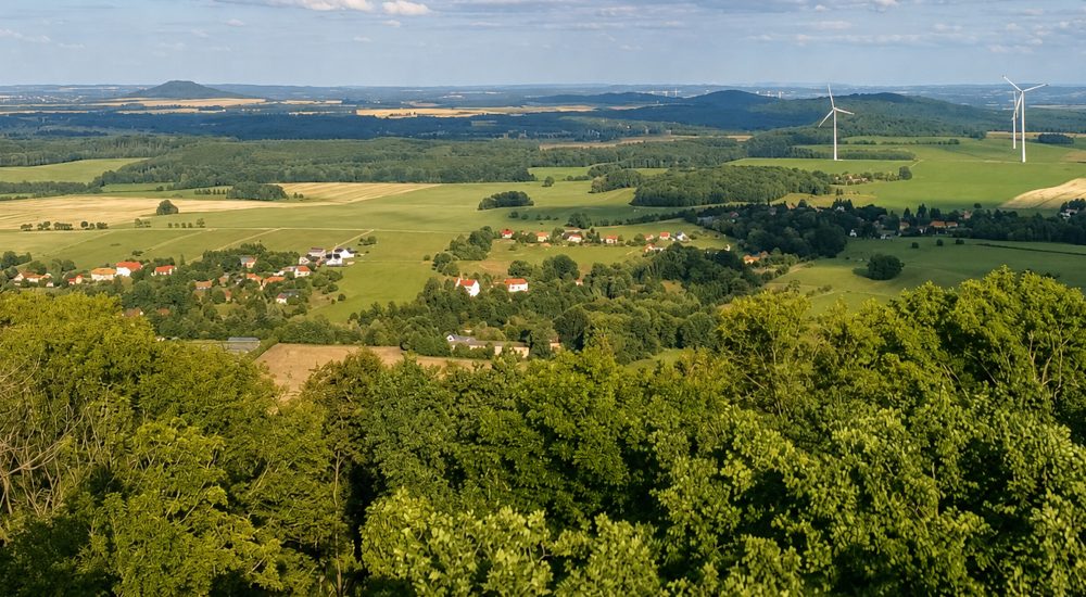 Blick Rotstein Richtung Landeskrone Blick Rotstein Richtung Landeskrone