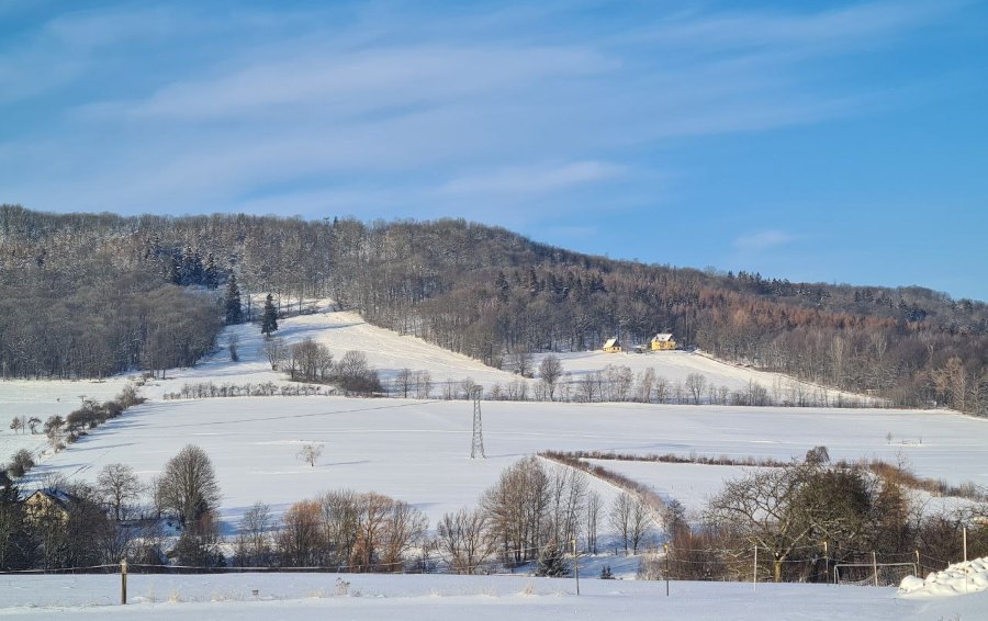 Sohland am Rotstein im Winter. Foto A. Graf
