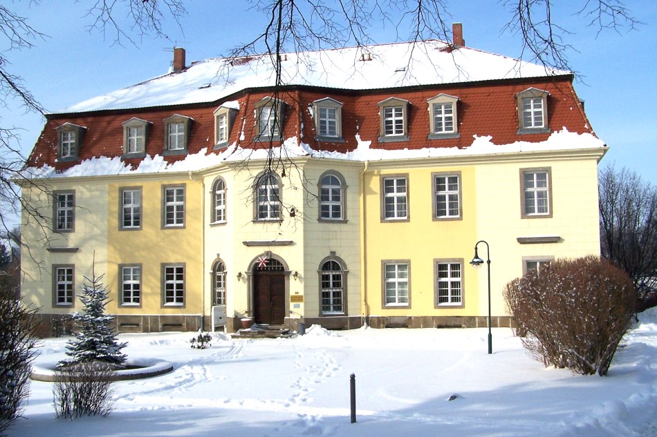 Schloss Mittelsohland im Winter. Foto Ch. Richter