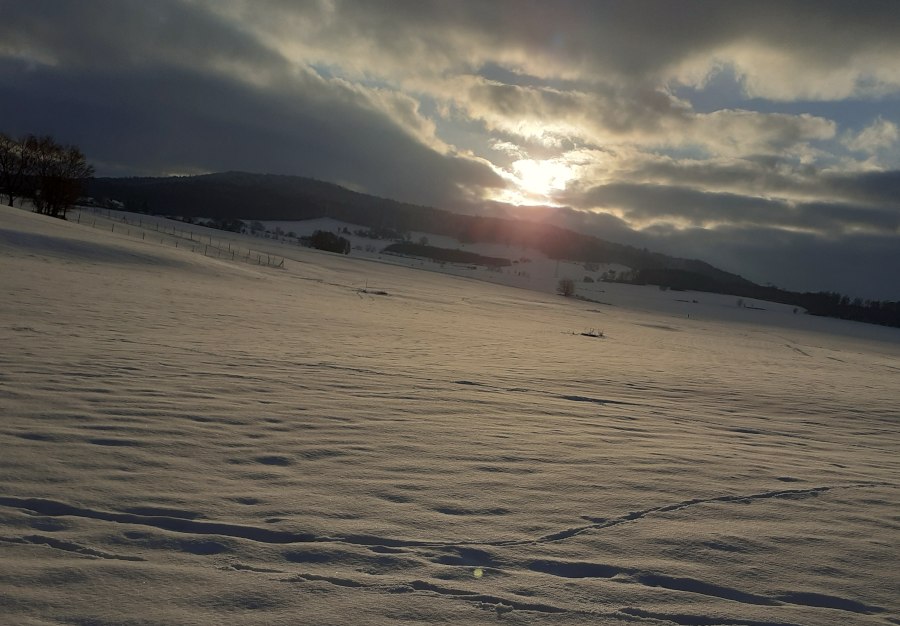 Winter in Sohland am Rotstein. Foto U. Gellrich
