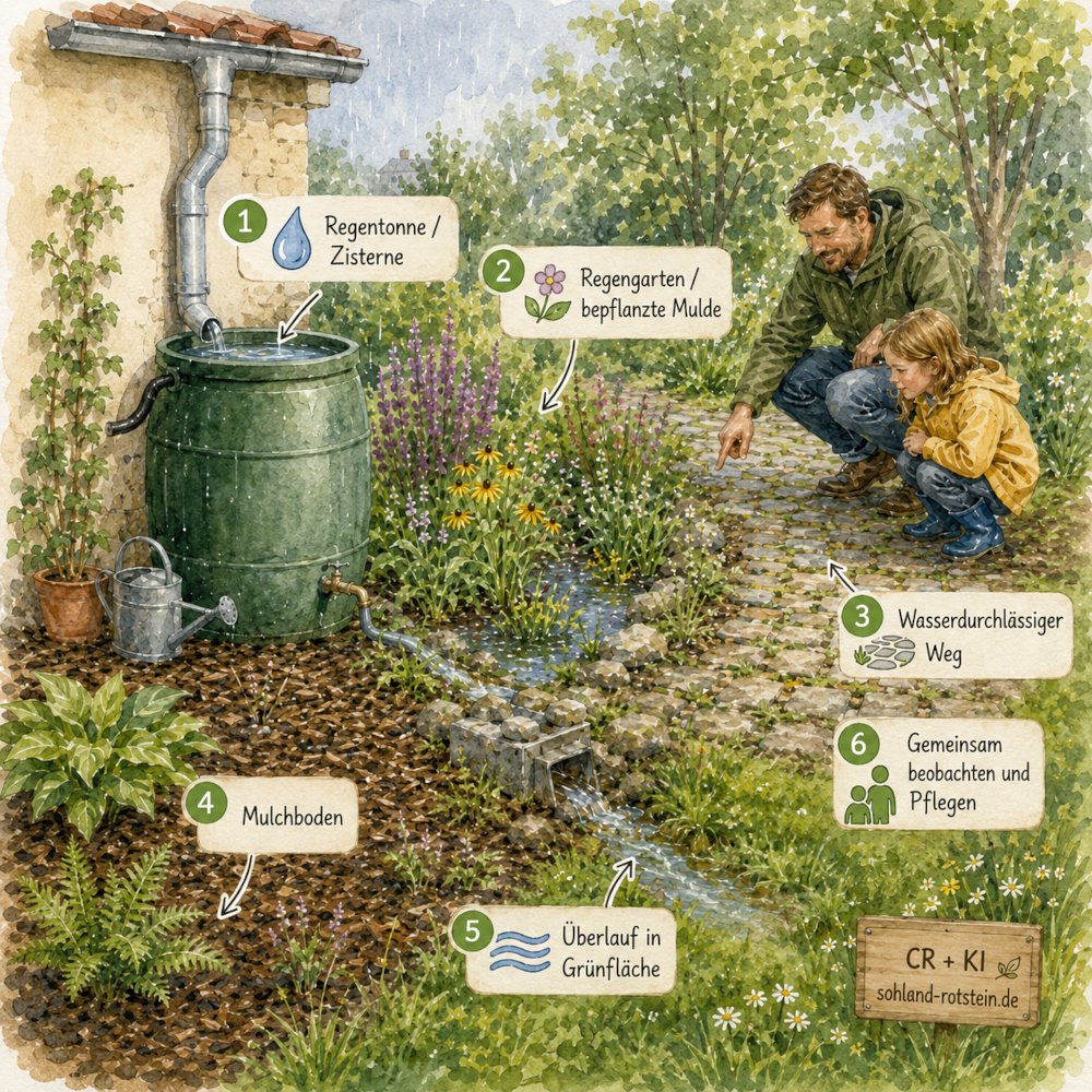 Regenwasser im Garten nutzen